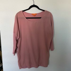 Mauve 3/4 sleeve blouse